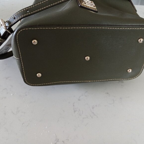 Dooney& Bourke Mini Barlow Saffiano in Olive color - Picture 6 of 8